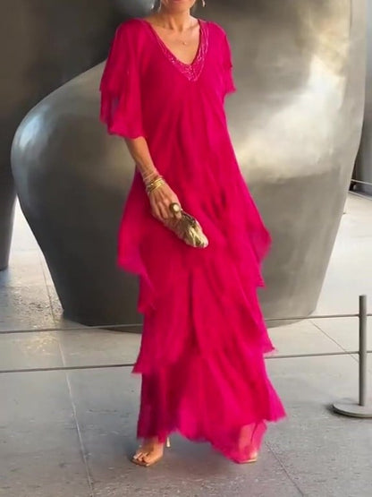 💃Elegant V-neck Maxi Dress