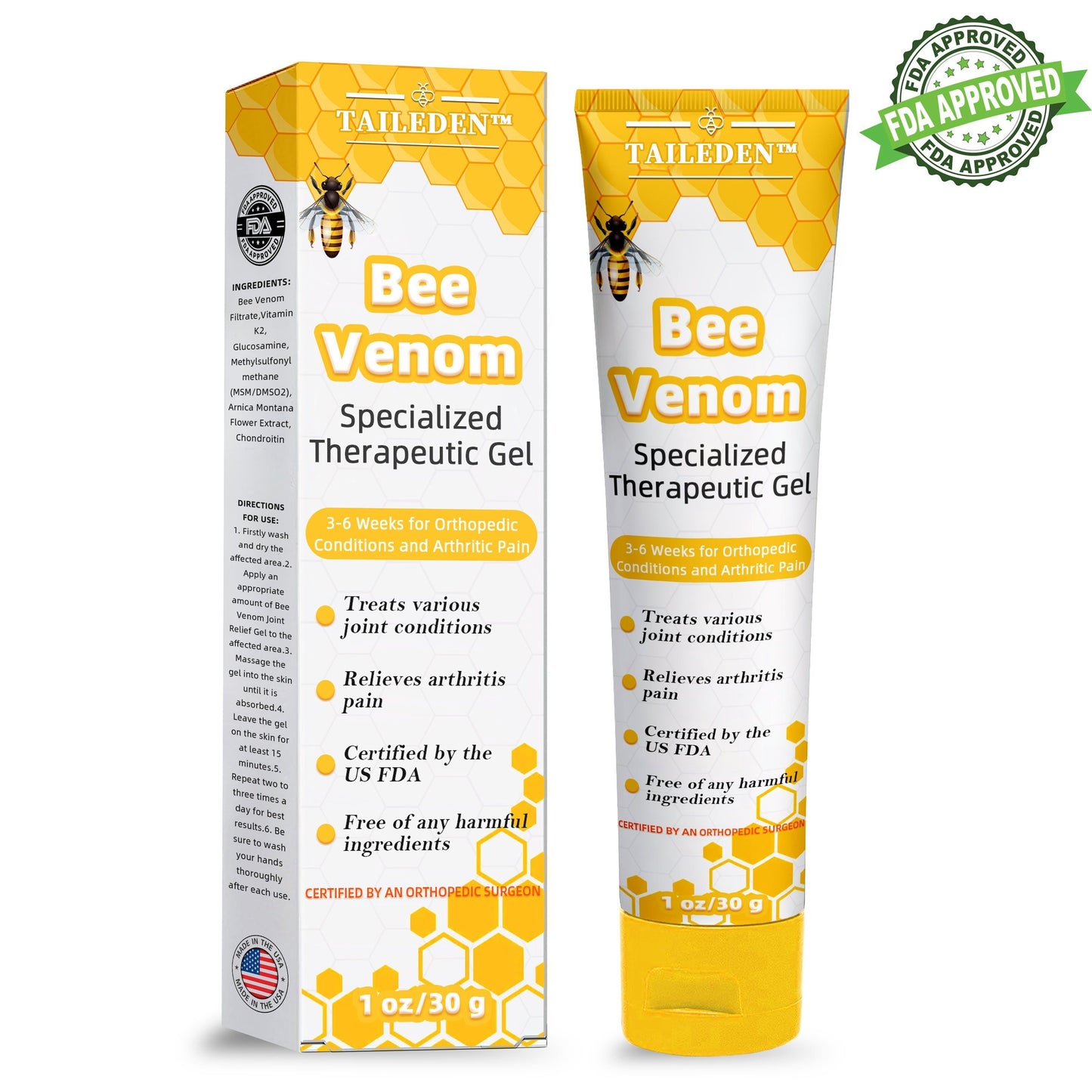 TAILEDEN™  Bee Venom Joint Therapy Pain Relief Gel