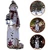 🔥Flash Sale - 49% OFF 🎄Christmas Decoration Woodland Snowman Holding Solar Lantern