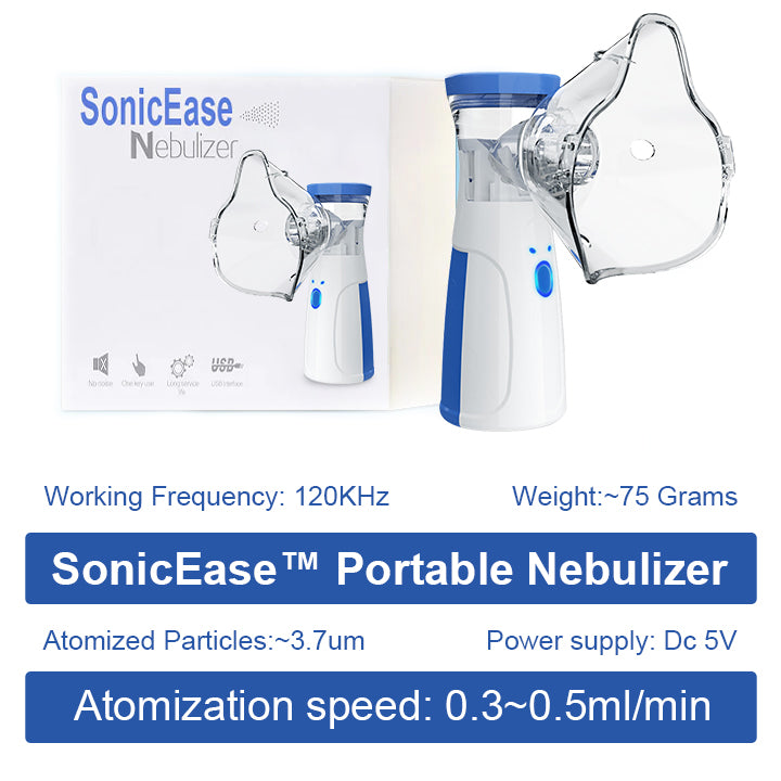 SonicEase™ Portable Nebulizer New 2024 Model