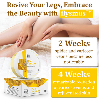 ✅flysmus™ Bee Venom Treatment Cream🌿: Relieves Eczema, Psoriasis, Acne, Rosacea, Fungal Infections (e.g., Athlete’s Foot), Warts