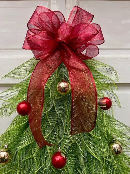 🔥Hot Sale 49% OFF -🎄Handmade Christmas Tree Wreath for Front Door