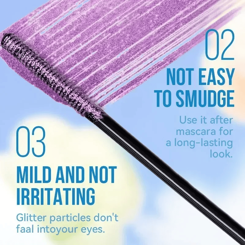 ✨Colorful Glitter Mascara