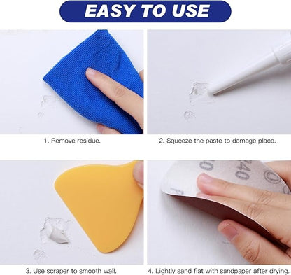 Wall Repair Paste Putty Repair Kit With Scraper