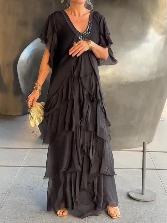 💃Elegant V-neck Maxi Dress