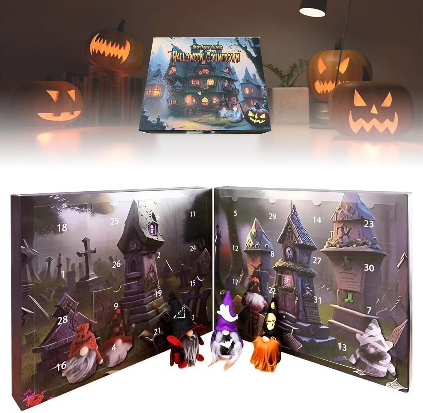 🎃2024 Halloween Gnome Advent Calendar