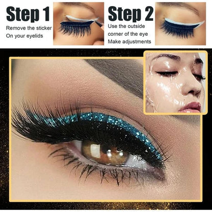 Buy 1 Get 1 Free(2 pcs)🔥2023 New Reusable Eyeliner And Eyelash Stickers