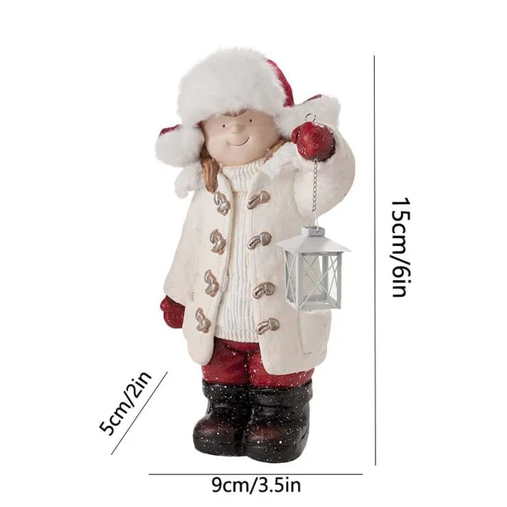 🔥Flash Sale - 49% OFF 🎄Children with Solar Lantern Figurines